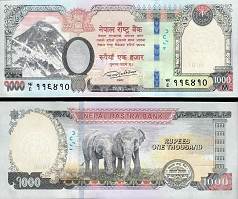 *1000 nepálskych rupií Nepál 2019, P82 UNC - Kliknutím na obrázok zatvorte -